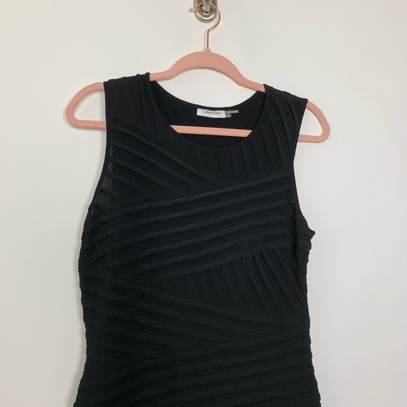 Calvin Klein Sleeveless Bodycon Dress Sz 8 #4735 - Picture 2 of 6